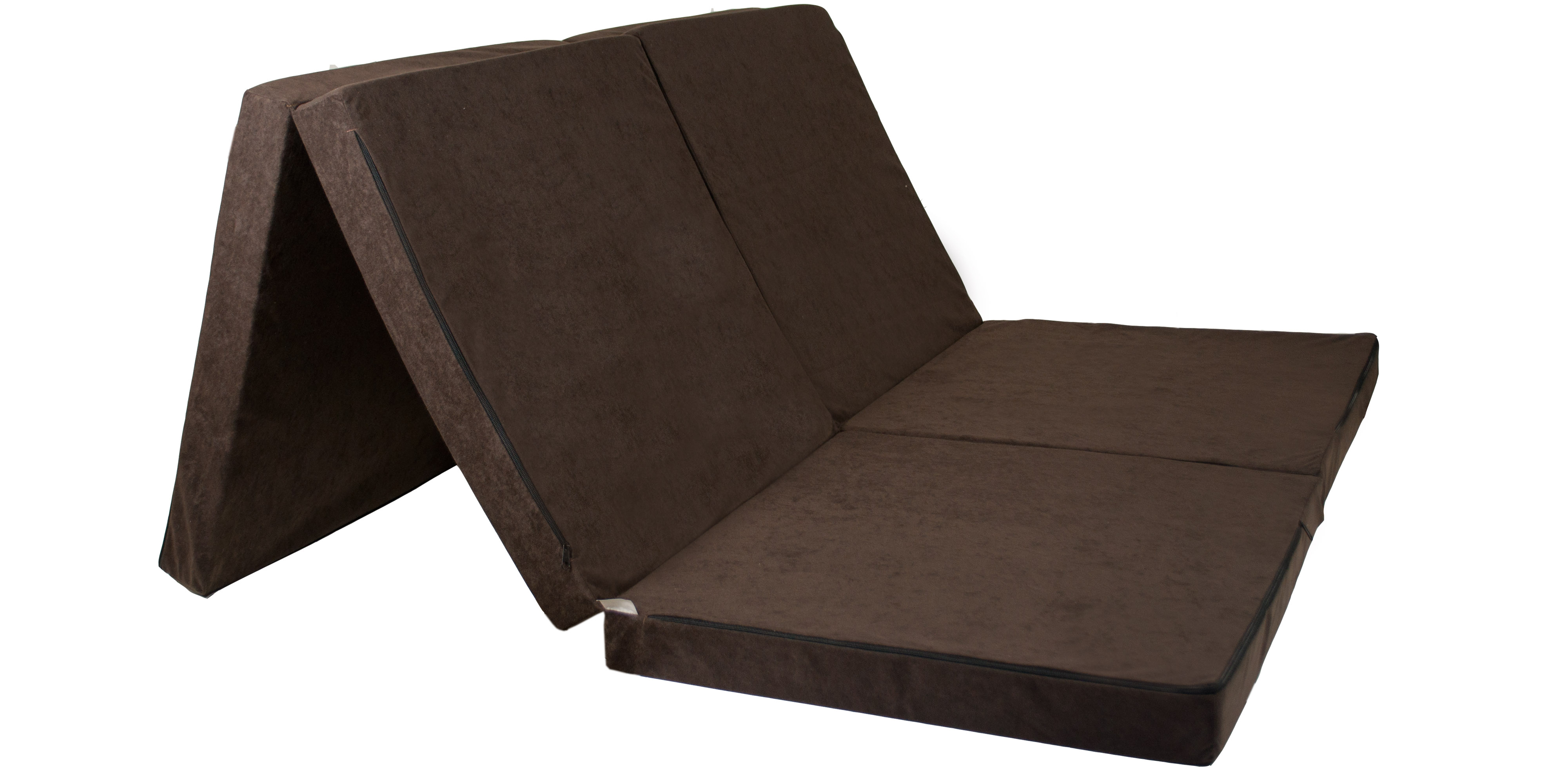 Skládací matrace pro hosty Duo hnědá