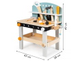 Dětská dřevěná dílna s nářadím, 1176N