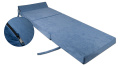 Rozkládací křeslo FIM - matrace pro hosty modrá