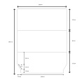 Skládací matrace do auta Deluxe šedá 130/150x195x10 cm pro VW Multivan
