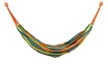 Houpací síť Double 150x224 cm - zeleno-oranžová, GW-941