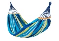 Houpací síť Double 150x224 cm - modro-žlutá, GW-941
