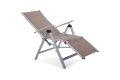 Zahradní židle Ibiza Relax Silver / Taupe