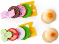 Dřevěný hamburger pro děti - 2 ks, 4220