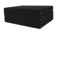 Skládací matrace Deluxe Black - 10 cm