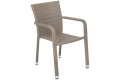 Zahradní sestava Sumba Square Beige Melange 4+1 s podsedáky