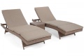 Sestava lehátek Bora Bora Ginger / Brown Melange + stolek