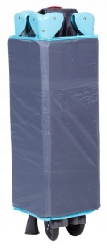Dětská cestovní postýlka 125x65 cm - tmavě modrá, 610