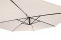 Zahradní slunečník Malabo Black / Ecru 300 cm