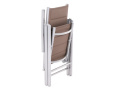 Zahradní židle Ibiza Pollywood Silver / Taupe