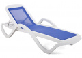 Sestava lehátek Havana White / Blue + stolek