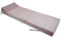 Rozkládací křeslo - matrace pro hosty Lincol růžové 70x200x15 cm