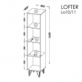 Policový regál Lofter 010