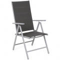 Zahradní sestava Ibiza Pollywood 185 cm Silver / Grey 8+1