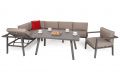 Zahradní sestava Miami Grey Taupe / Beige