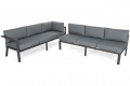 Zahradní sestava Miami Grey Mat / Grey