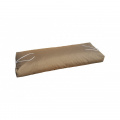 Set polstrování se zipem na pohovku z palet 120 x 80 cm - hnědá