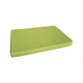 Set polstrování se zipem na pohovku z palet 120 x 80 cm - světle zelená