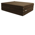 Skládací matrace pro hosty hnědá 8 cm