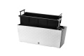 Samozavlažovací truhlík Supreme 49,5x19x19 cm, bílý