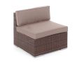 Zahradní ratanová pohovka Kansas Brown / Taupe