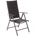Zahradní sestava Capri 145 cm Black / Light Grey Ibiza Black / Black 6+1