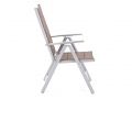 Zahradní sestava Ibiza Pollywood 150 cm Silver / Taupe 6+1