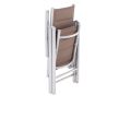 Zahradní sestava Ibiza Pollywood 150 cm Silver / Taupe 6+1