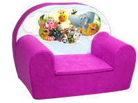 Dětské křesílko Afrika růžové