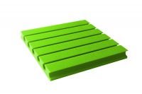 Akustická pěna premium PM-3 zelená 45x45x6 cm
