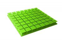 Akustická pěna premium PM-8K zelená 60x60x6 cm
