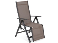 Zahradní židle Ibiza Relax Grey / Taupe