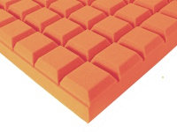 Akustická pěna čokoláda oranžová 9 cm