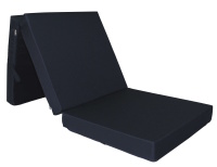 Skládací voděodolná matrace Waterproof 65x195x10 cm antracit