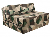 Rozkládací křeslo - matrace pro hosty Army 90x200x15 cm