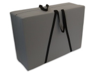 Obal skládacích matrací 80x65x24 cm (pro matraci 80x195x8 cm) - tmavě šedý