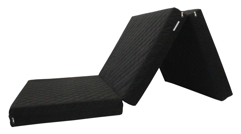 Levně e-matrace.com Skládací matrace Deluxe Black - 90x195x10 cm