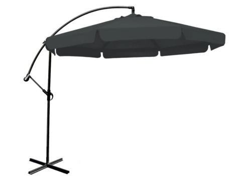 Zahradní slunečník 350 cm šedý, DP-HG300