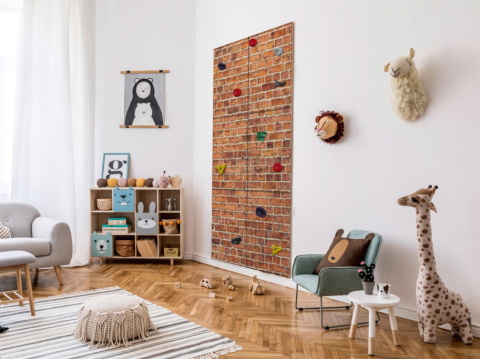 Lezecká stěna pro děti Red Brick