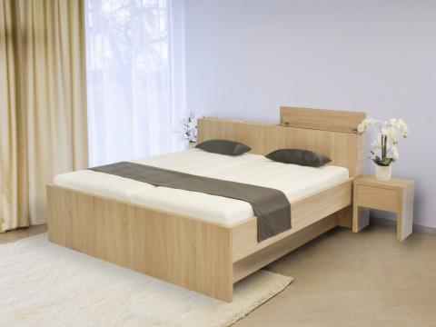 Postel Tropea s úložným boxem u hlavy 80x200 cm