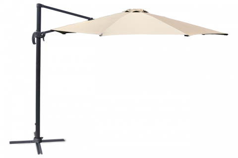 Zahradní slunečník Roma Grey / Ecru 350 cm