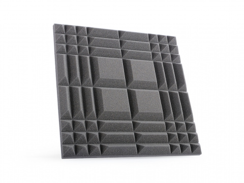 Akustická pěna combo A grafit 50x50x4 cm