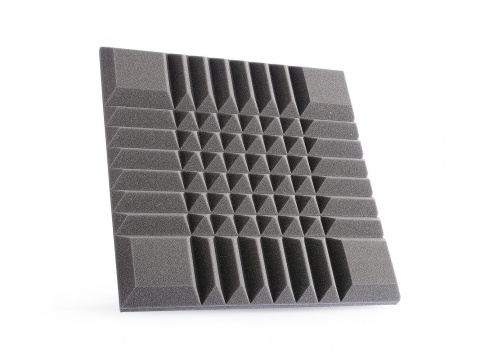 Akustická pěna combo B grafit 50x50x4 cm