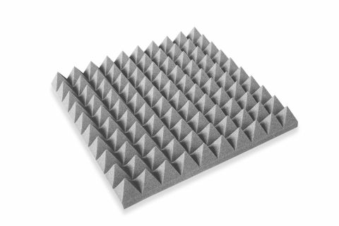 Akustická pěna jehlan šedá 7 cm
