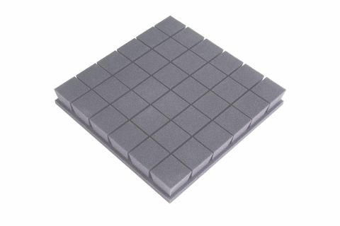 Akustická pěna premium PM-K šedá 50x50x7 cm