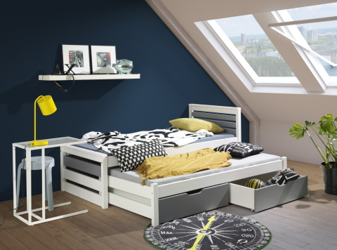 Rozkládací postel Calwin s úložným prostorem 80x180 cm