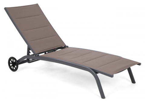 Zahradní lehátko Ibiza Gray / Taupe