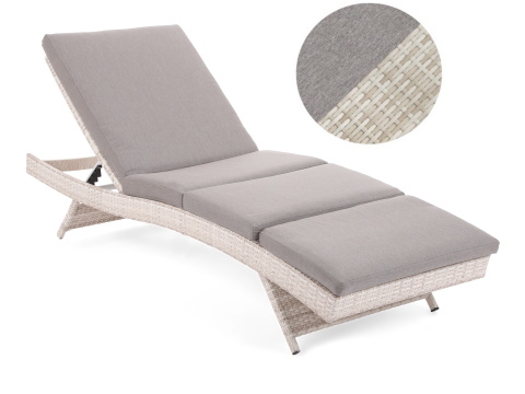 Zahradní lehátko Bora Bora Beige / Beige Melange