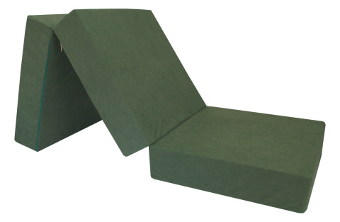 Skládací matrace pro hosty Fun tmavě zelená