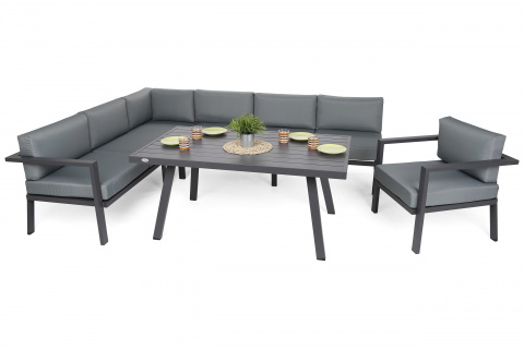 Zahradní sestava Miami Grey Mat / Grey